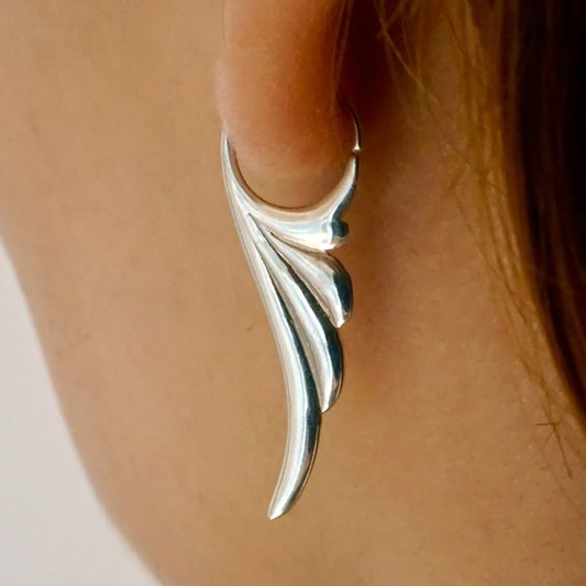 Silver Wing Earrings