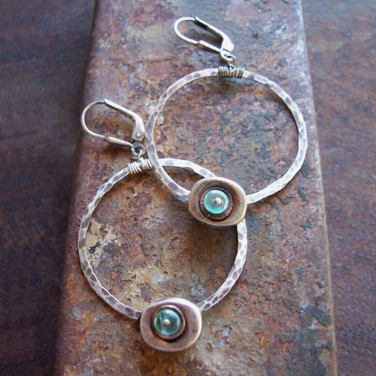 Blue Crystal Earrings