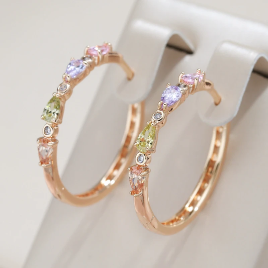 Colorful Hoop Earrings