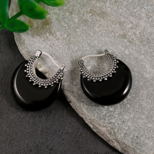 Natural Stone Earrings
