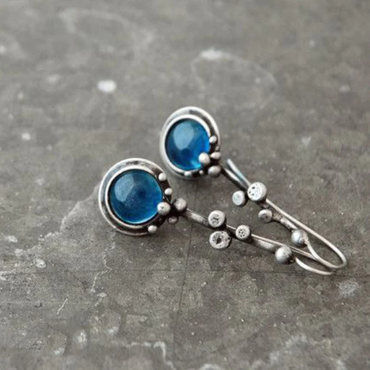Blue Crystal Earrings