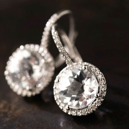 Glass Rounded Earrings