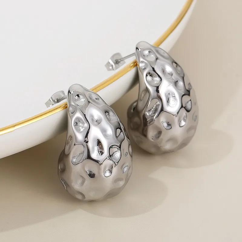 Golden & Silver Drop Earrings