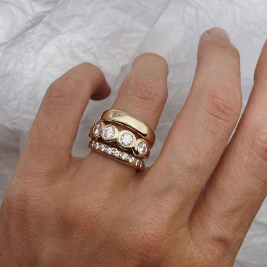 Crystaline Ring Set