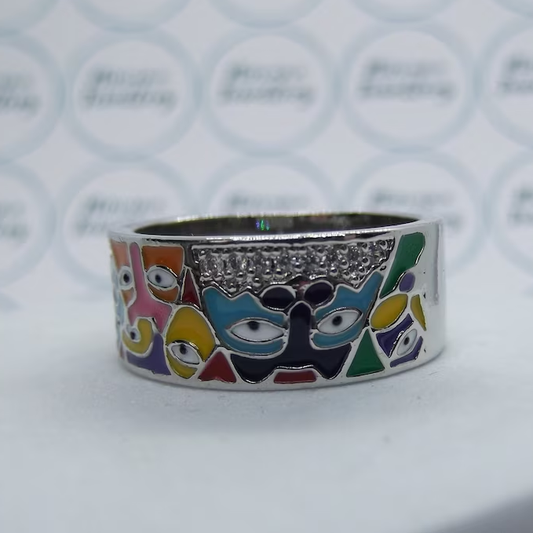 Colorful Enamel Ring