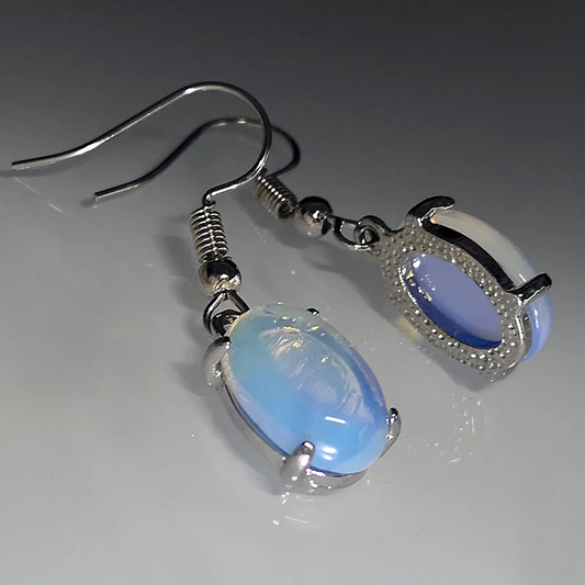 Blue Moon Crystal Earrings