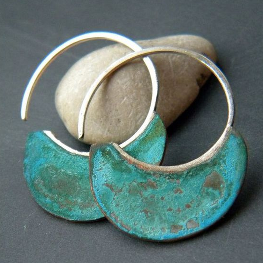 Turquoise Washed Earrings