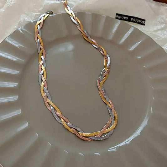 Gold and Silver Necklace