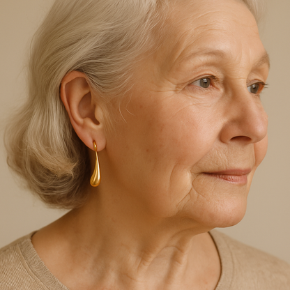 Gold Earrings "drop
