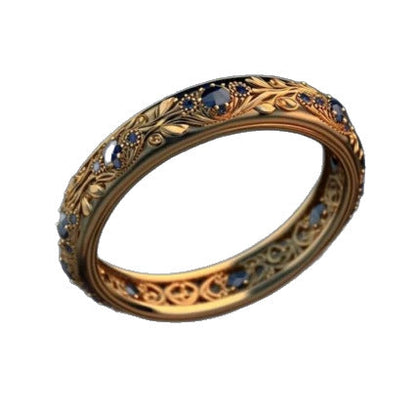 Delicate Gold Artisan Ring