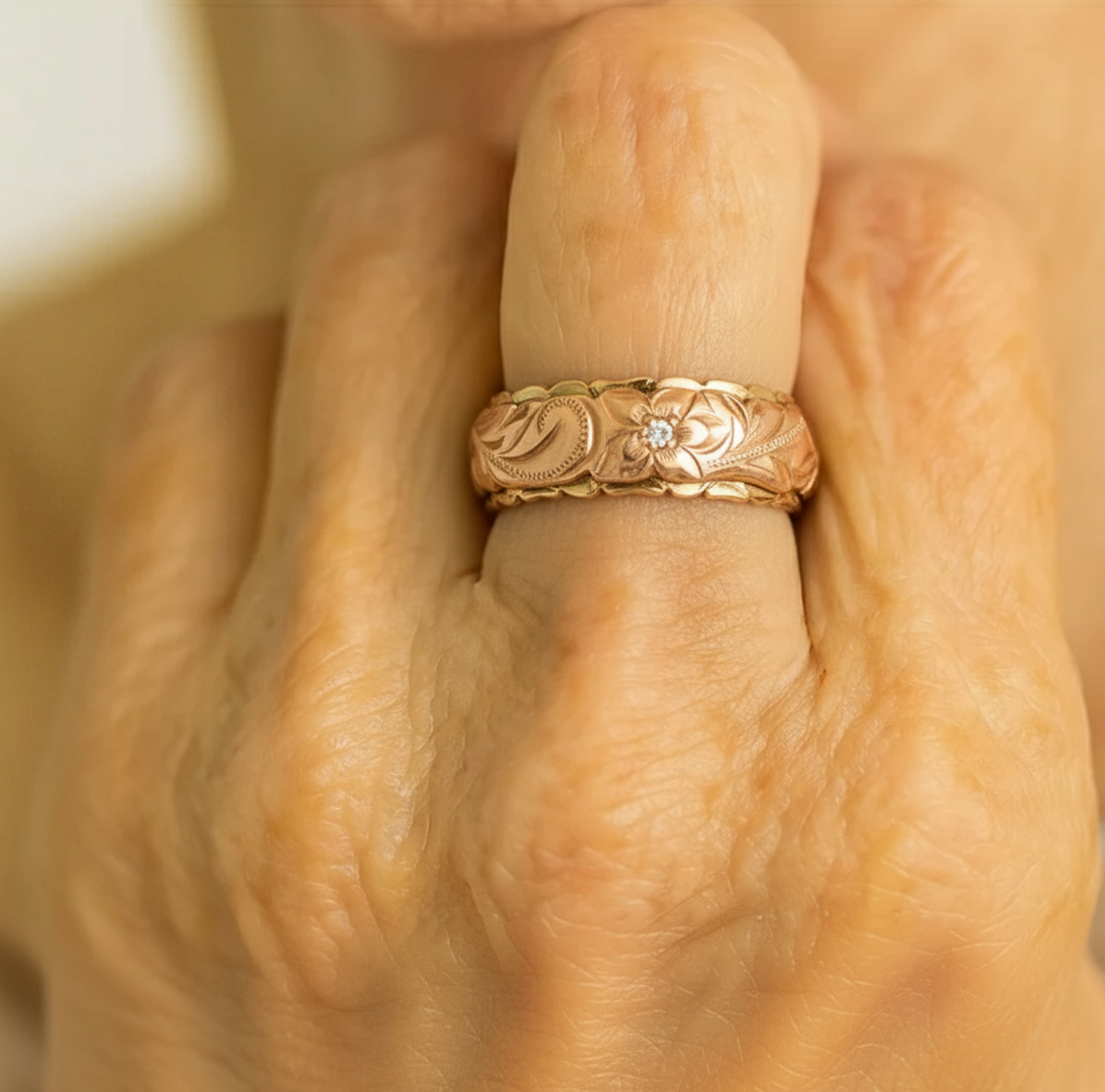Romantic Gold Ring for Special Moments