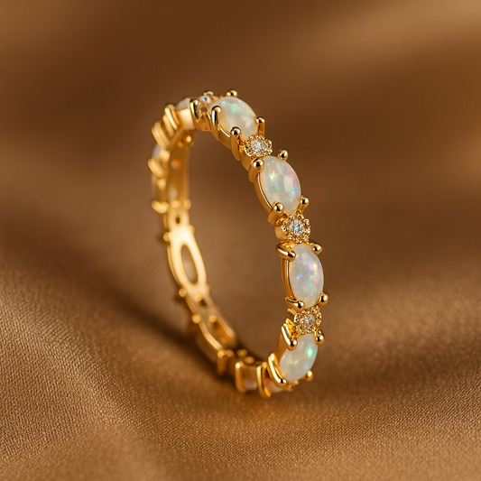 Eternal Opal Gold Ring