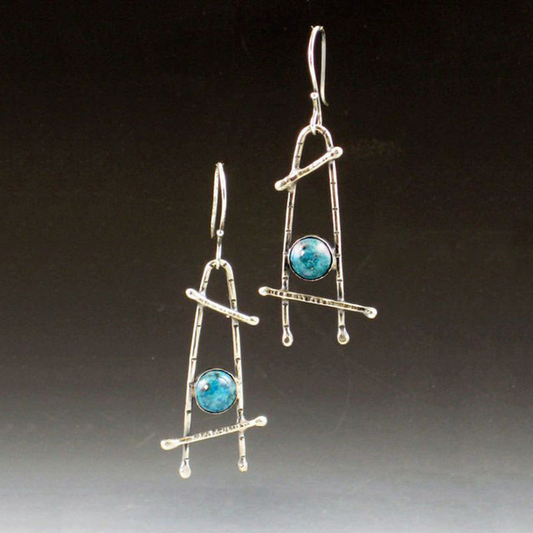 Blue Stone Earrings