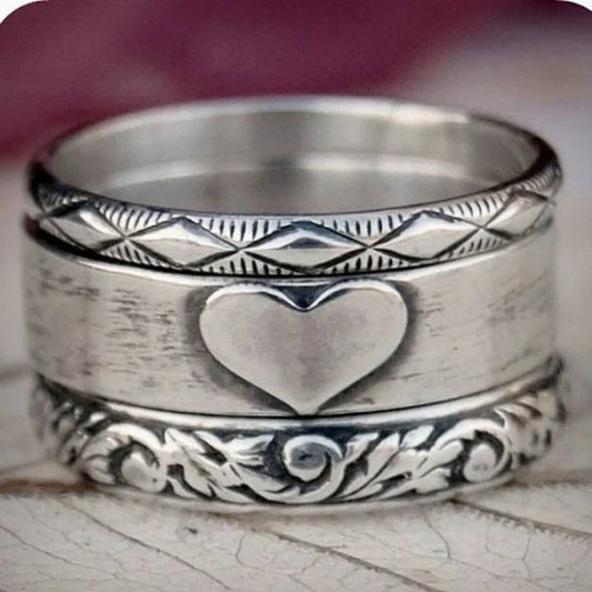 Silver Heart Ring