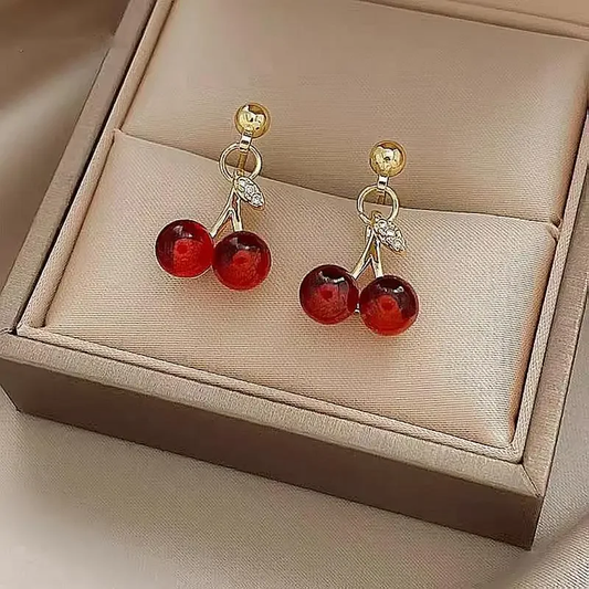 Red Cherry Earrings
