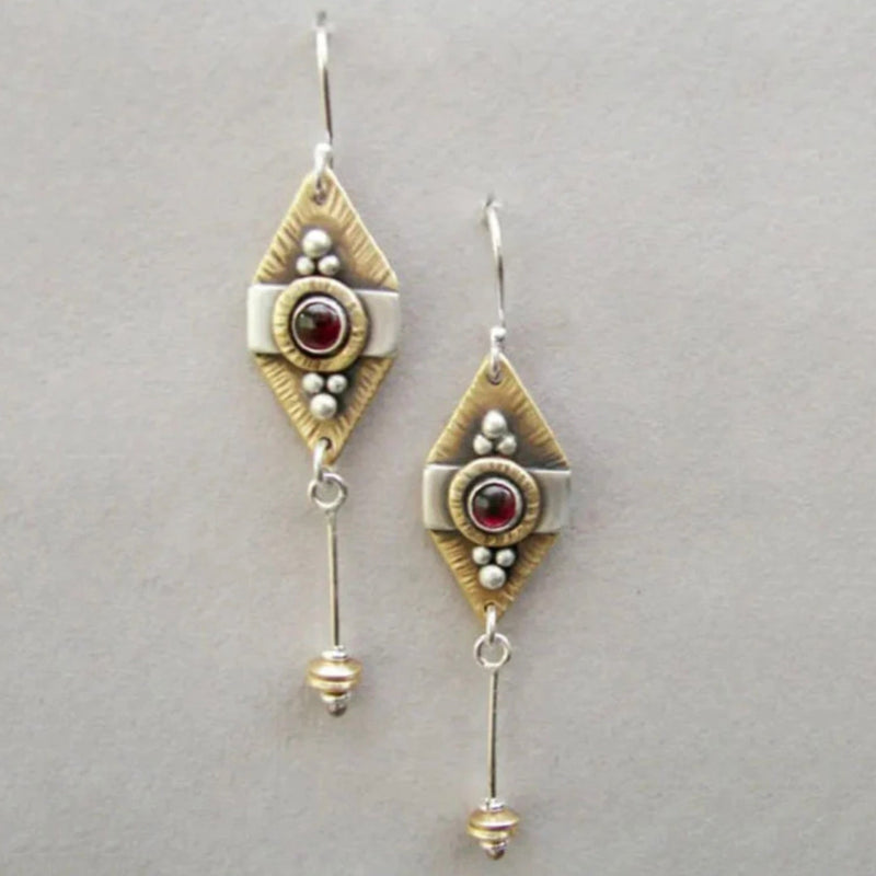 Silver Desert Earrings