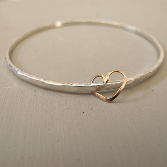Silver Heart Bracelet