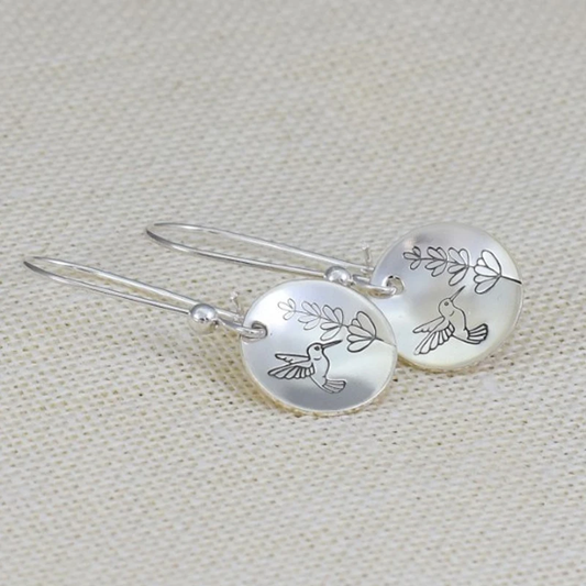 Birdie Silver Earrings