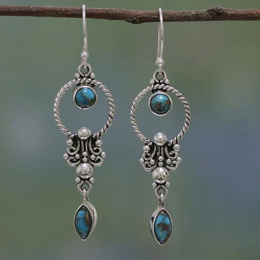 Blue Stone Earrings