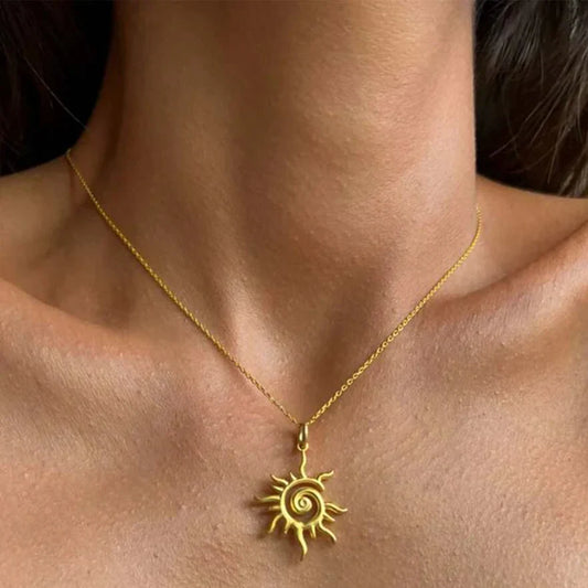 Golden Sun Necklace