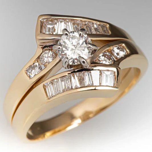 Gold Ring With Brilliant